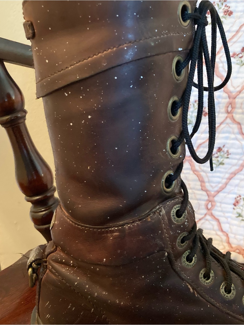 Dr Martens Brown Triumph Mid-Calf Lace-Up Boots - Picture 12 of 15